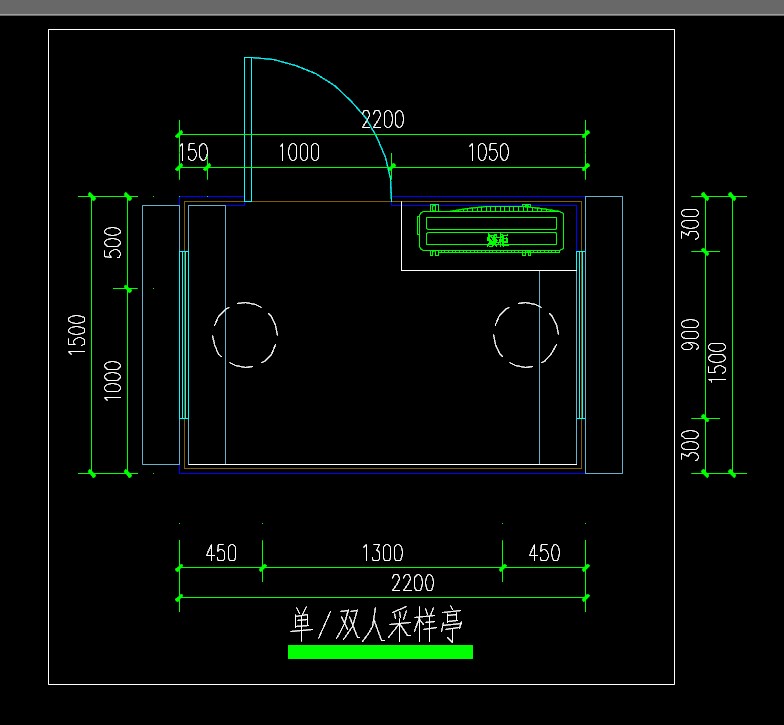 廣東正一雙側單采型平面圖